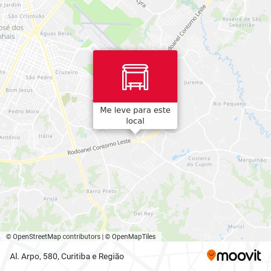 Al. Arpo, 580 mapa