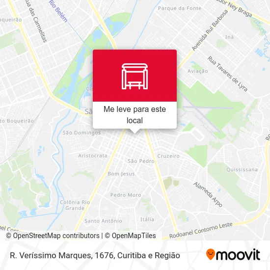 R. Veríssimo Marques, 1676 mapa