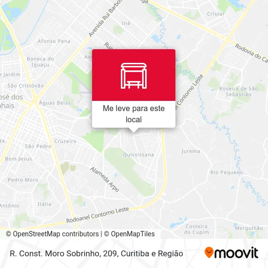 R. Const. Moro Sobrinho, 209 mapa