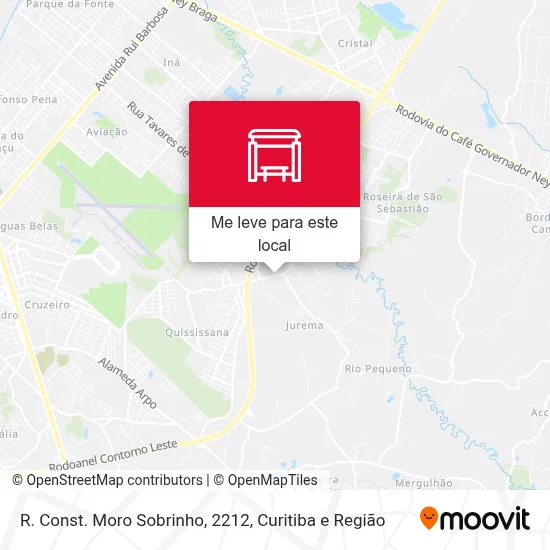 R. Const. Moro Sobrinho, 2212 mapa