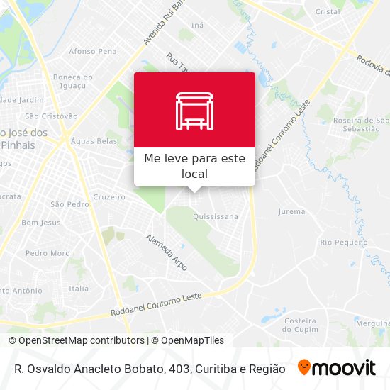 R. Osvaldo Anacleto Bobato, 403 mapa