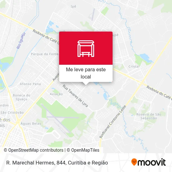 R. Marechal Hermes, 844 mapa