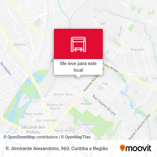 R. Almirante Alexandrino, 960 mapa