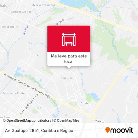 Av. Guatupê, 2851 mapa