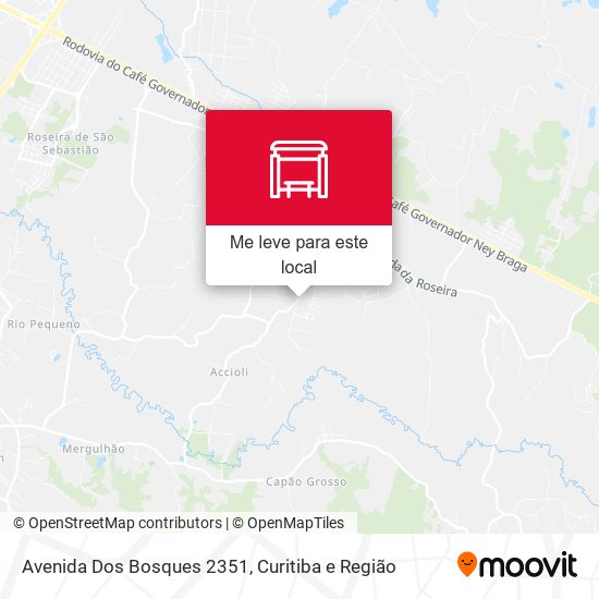 Avenida Dos Bosques 2351 mapa