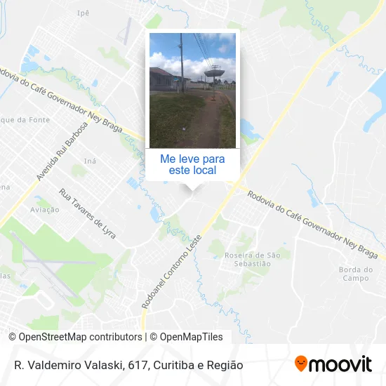 R. Valdemiro Valaski, 617 mapa