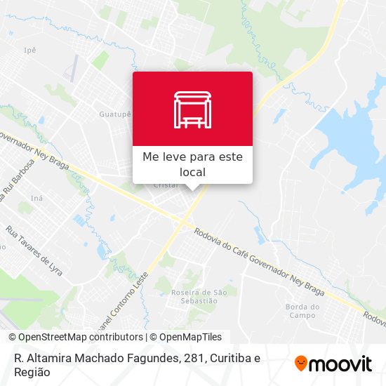 R. Altamira Machado Fagundes, 281 mapa