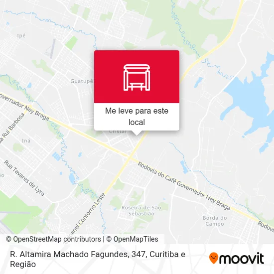 R. Altamira Machado Fagundes, 347 mapa