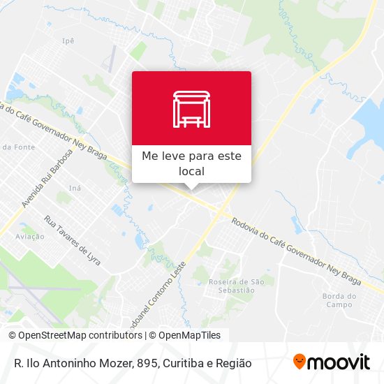 R. Ilo Antoninho Mozer, 895 mapa