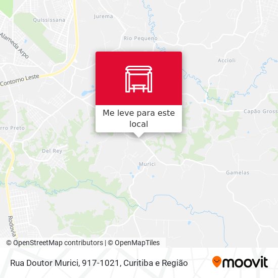 Rua Doutor Murici, 917-1021 mapa