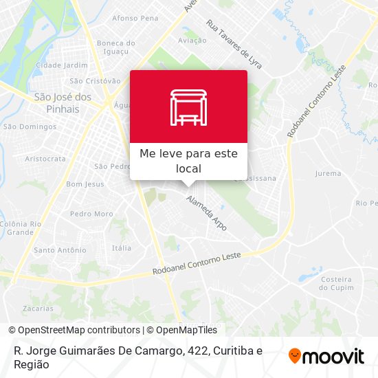 R. Jorge Guimarães De Camargo, 422 mapa