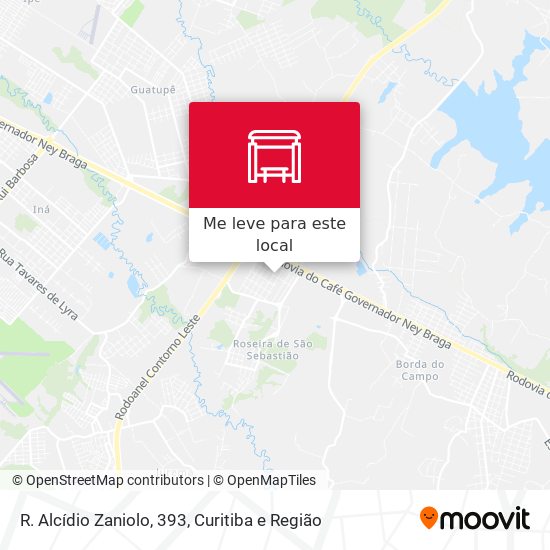 R. Alcídio Zaniolo, 393 mapa