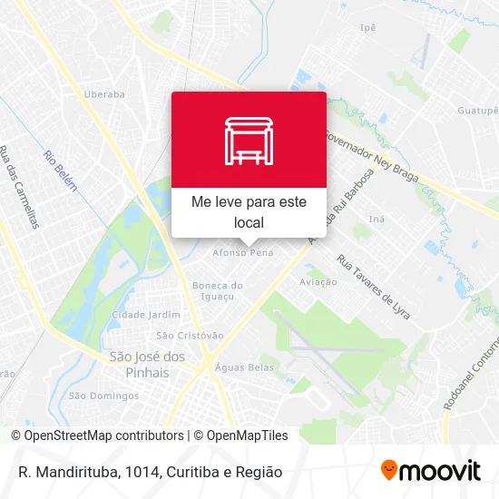 R. Mandirituba, 1014 mapa