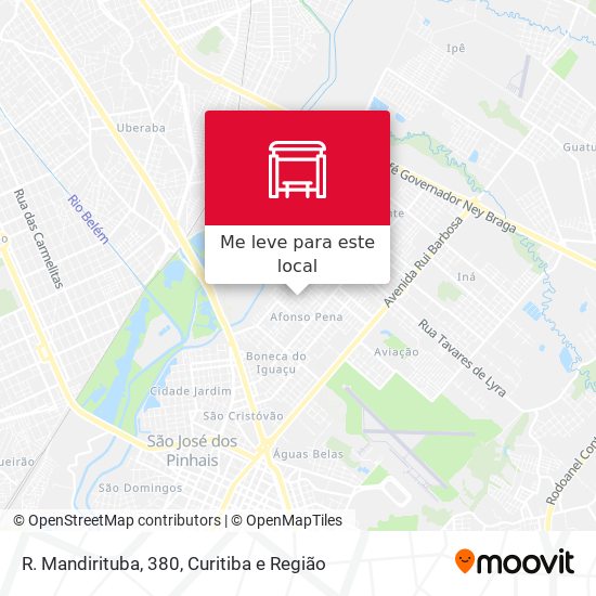 R. Mandirituba, 380 mapa