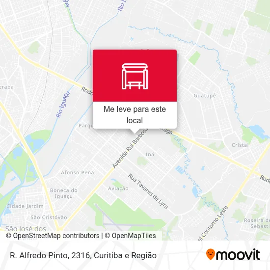 R. Alfredo Pinto, 2316 mapa