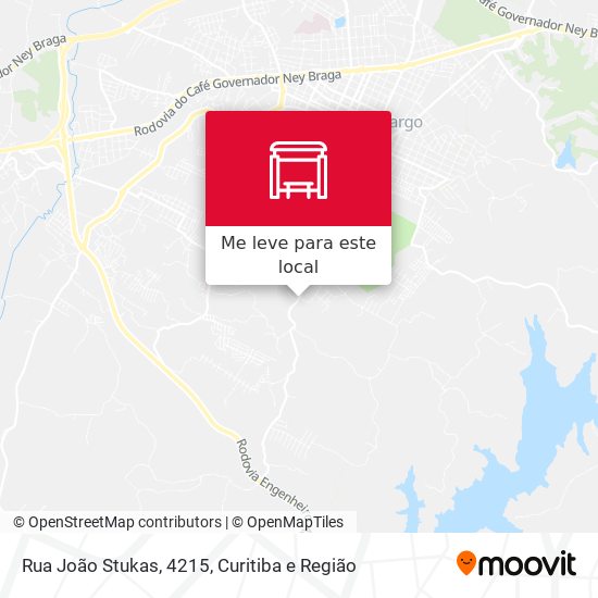 Rua João Stukas, 4215 mapa