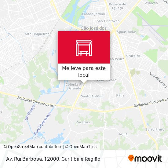 Av. Rui Barbosa, 12000 mapa