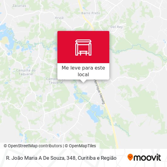 R. João Maria A De Souza, 348 mapa