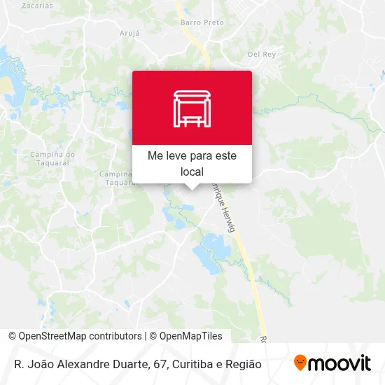R. João Alexandre Duarte, 67 mapa