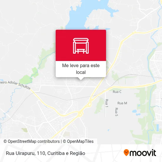 Rua Uirapuru, 110 mapa