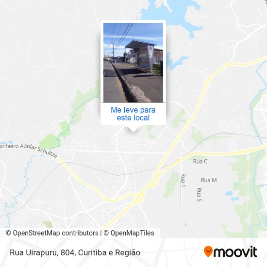 Rua Uirapuru, 804 mapa