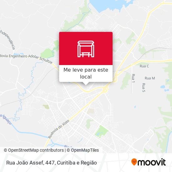 Rua João Assef, 447 mapa