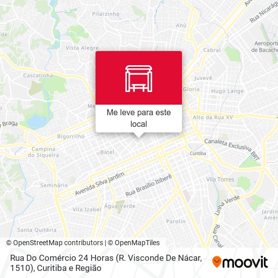 Rua Do Comércio 24 Horas (R. Visconde De Nácar, 1510) mapa