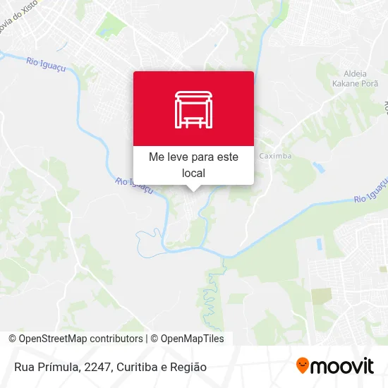 Rua Prímula, 2247 mapa