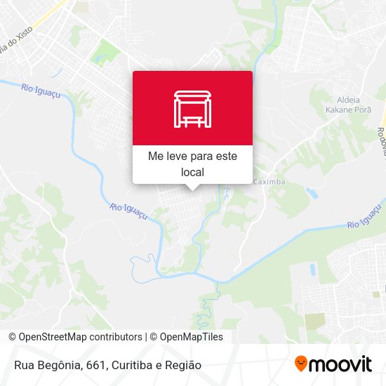 Rua Begônia, 661 mapa