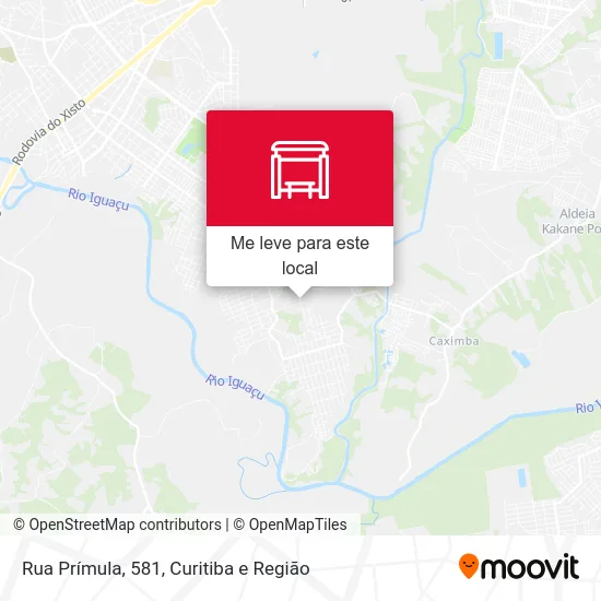 Rua Prímula, 581 mapa