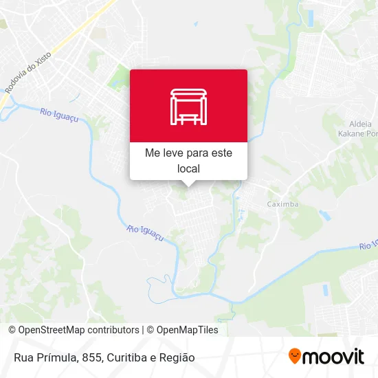 Rua Prímula, 855 mapa