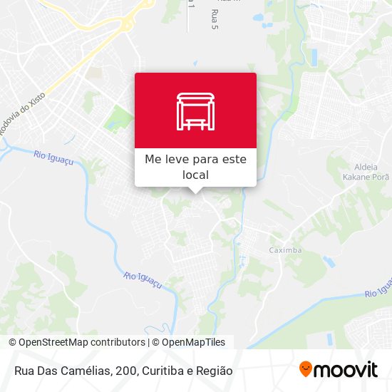 Rua Das Camélias, 200 mapa