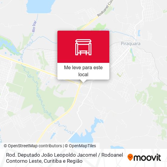 Rod. Deputado João Leopoldo Jacomel / Rodoanel Contorno Leste mapa
