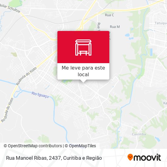 Rua Manoel Ribas, 2437 mapa