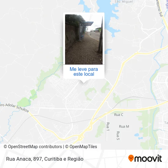 Rua Anaca, 897 mapa