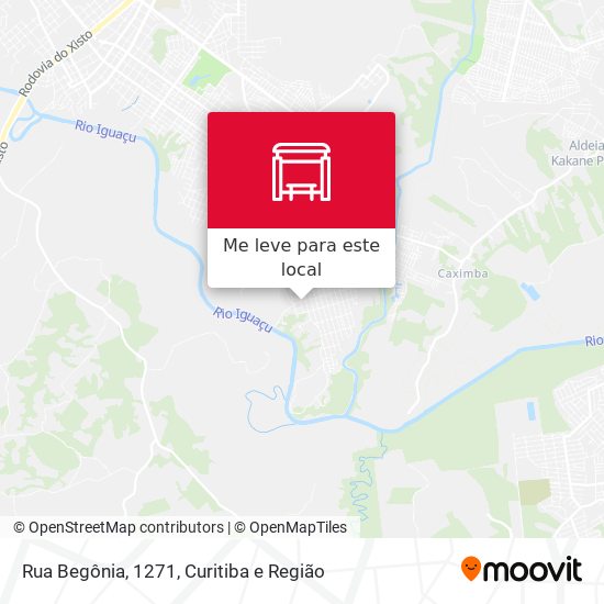 Rua Begônia, 1271 mapa