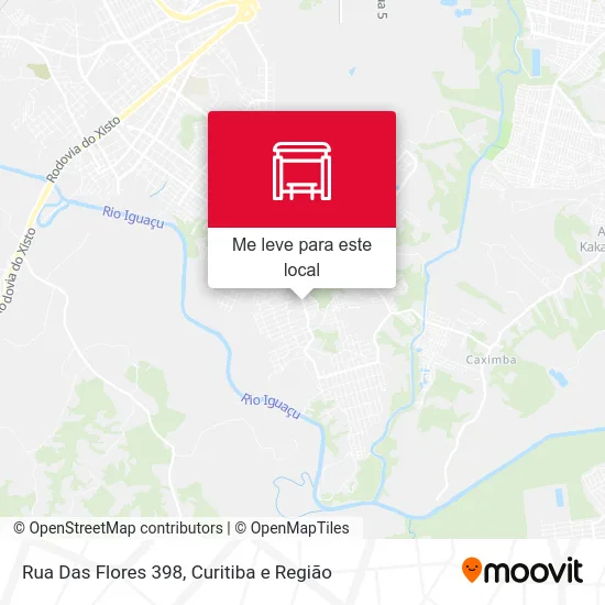 Rua Das Flores 398 mapa