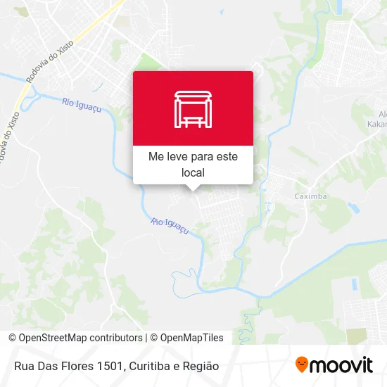 Rua Das Flores 1501 mapa