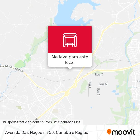 Avenida Das Nações, 750 mapa