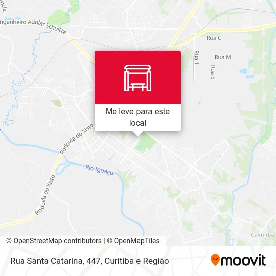 Rua Santa Catarina, 447 mapa