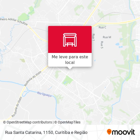 Rua Santa Catarina, 1150 mapa