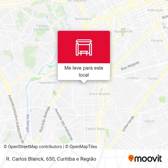 R. Carlos Blanck, 650 mapa