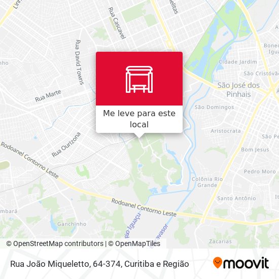 Rua João Miqueletto, 64-374 mapa