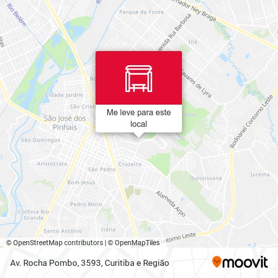 Av. Rocha Pombo, 3593 mapa