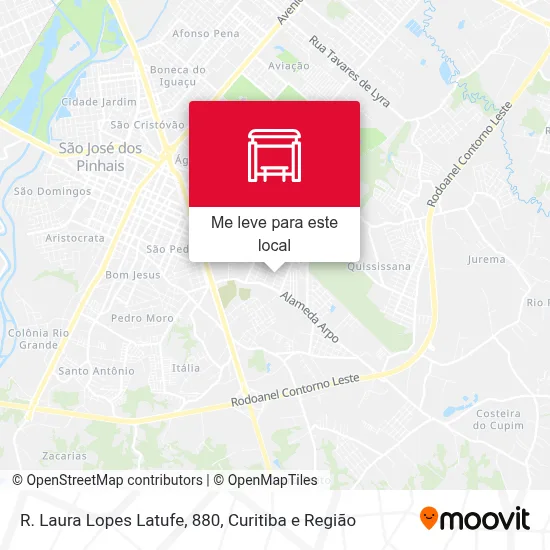 R. Laura Lopes Latufe, 880 mapa