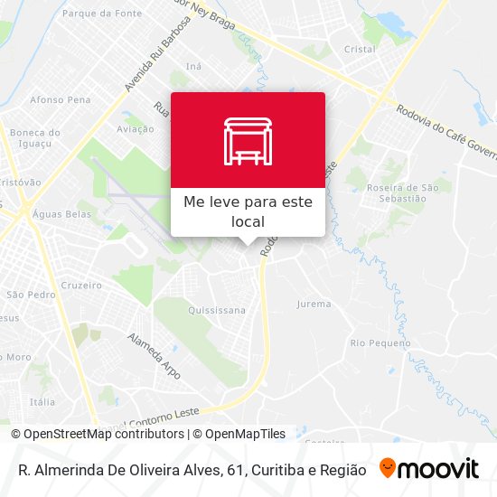 R. Almerinda De Oliveira Alves, 61 mapa