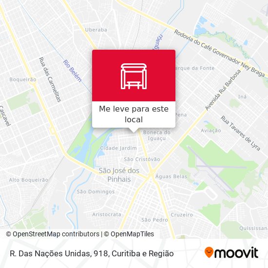 R. Das Nações Unidas, 918 mapa