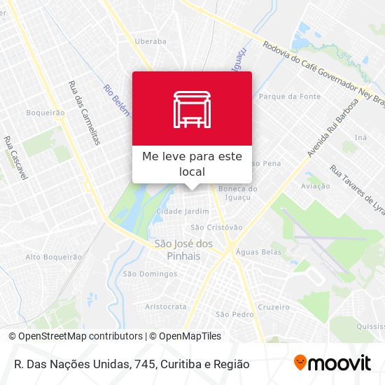 R. Das Nações Unidas, 745 mapa