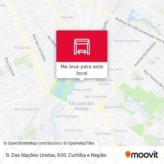 R. Das Nações Unidas, 630 mapa