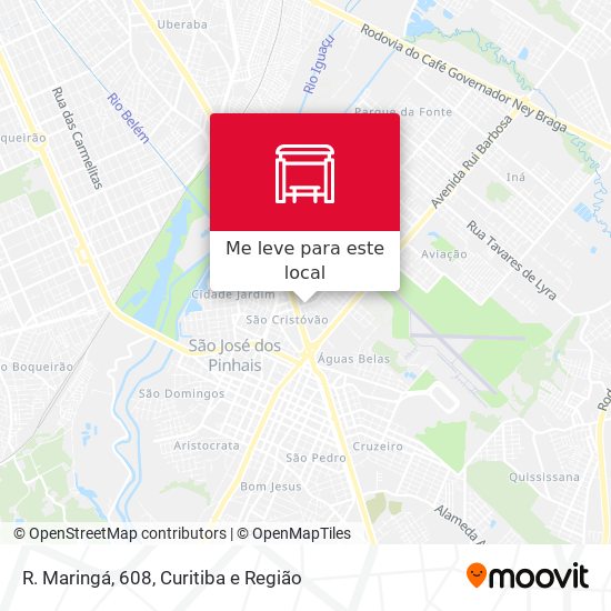 R. Maringá, 608 mapa
